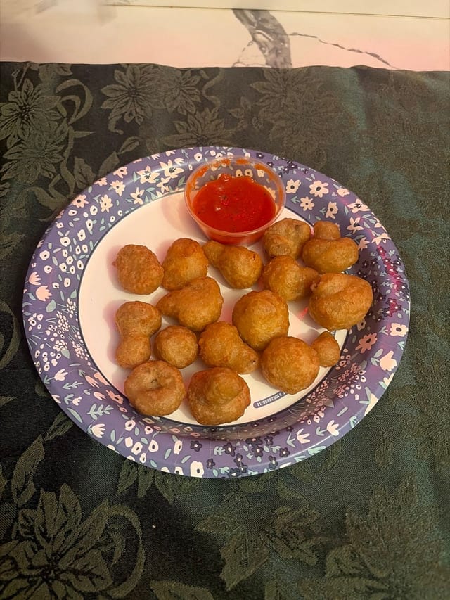 Deep Fried Mushrooms.